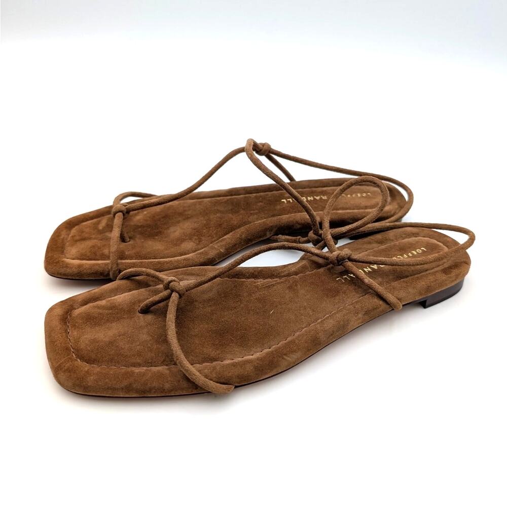 Loeffler Randall Eleanor Slingback Sandals Women's Cacao Size US7.5B EU38